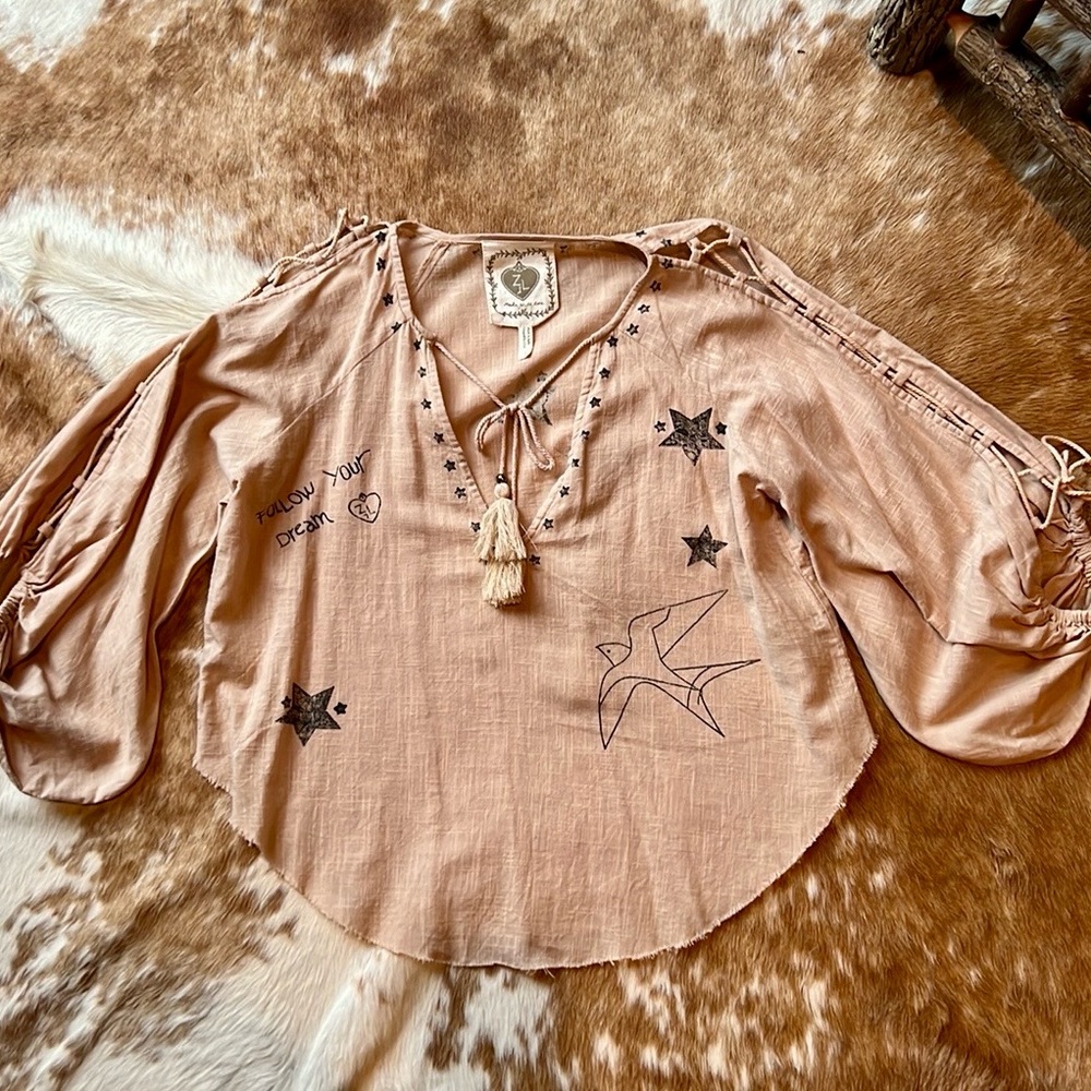 Z & L Cotton Boho Top